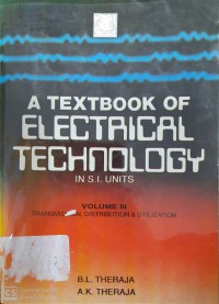 A Textbook Of Electrical Technology Vol. 3