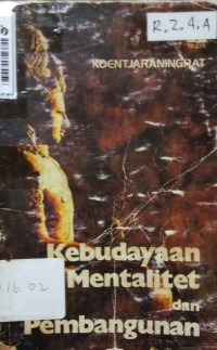 Kebudayaan, Mentalitet, Dan Pembangunan