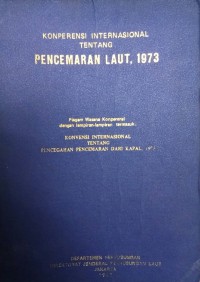 konferensi Internasional Tentang Pencemaran Laut 1973