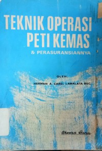 Teknik Operasi Peti Kemas