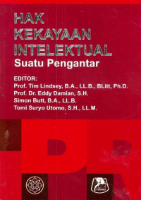 Hak kekayaan intelektual : Suatu pengantar